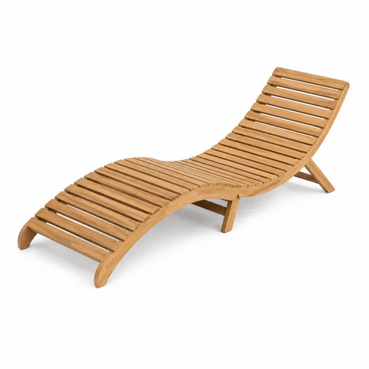 Le?ak ogrodowy z drewna akacjowego br?zowy 200x60x35 cm